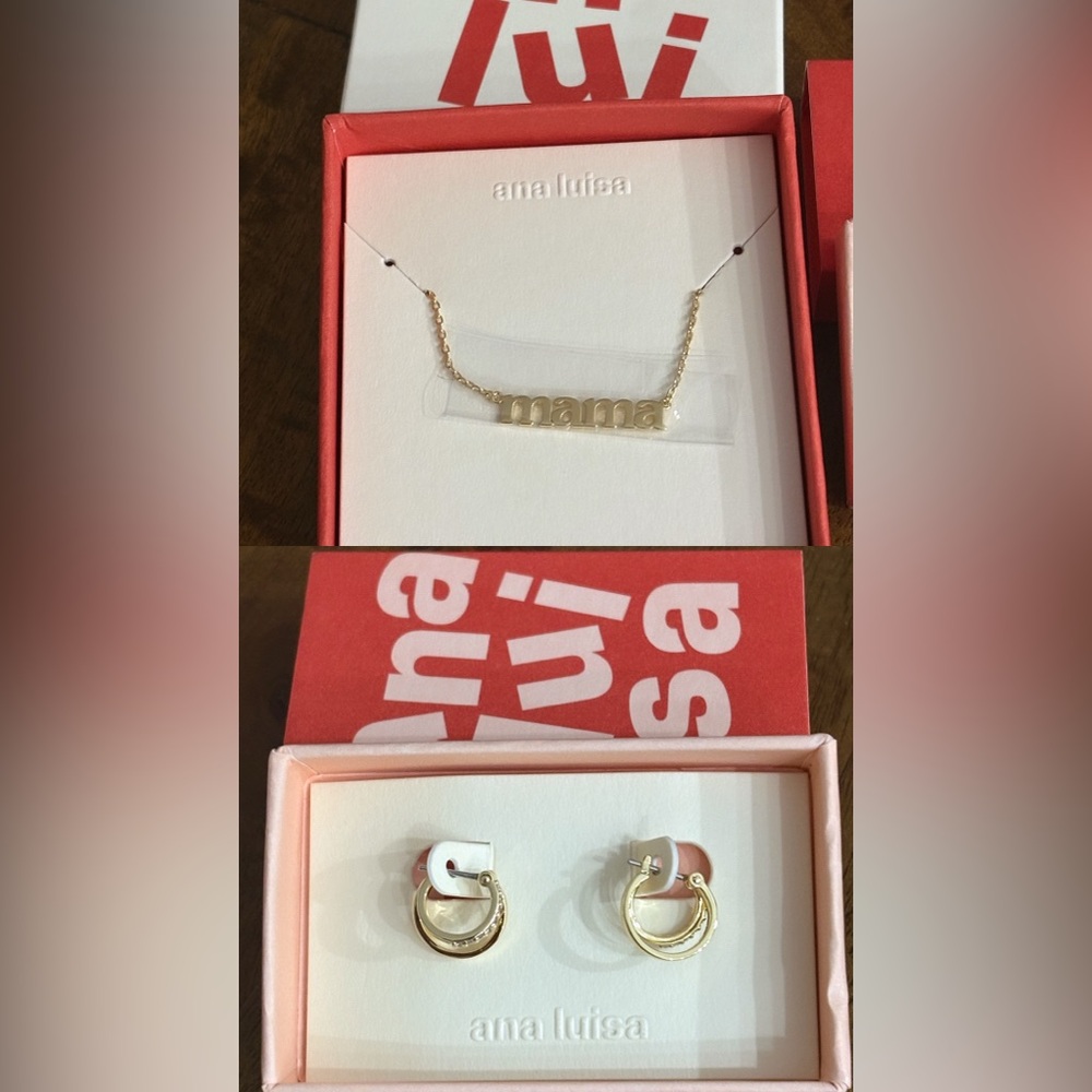 SET: necklace and earrings